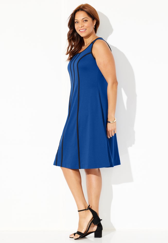 Fit & Flare Sleeveless Dress image number 2