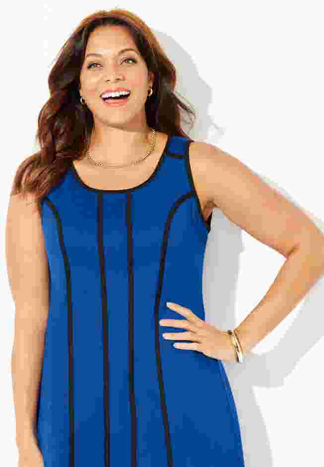 Fit & Flare Sleeveless Dress image number 3