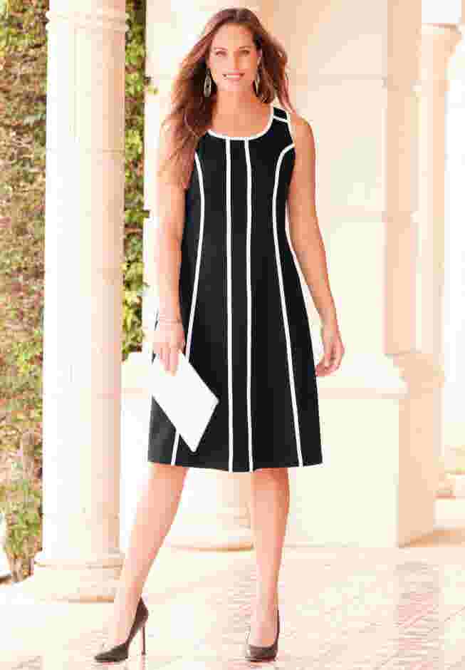Fit & Flare Sleeveless Dress image number 0
