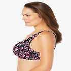 3-Pack Front-Close Cotton Wireless Bra image number null