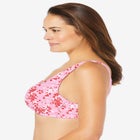 3-Pack Front-Close Cotton Wireless Bra image number null