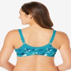 3-Pack Front-Close Cotton Wireless Bra image number null