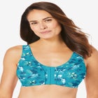 3-Pack Front-Close Cotton Wireless Bra image number null