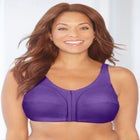 3-Pack Front-Close Cotton Wireless Bra image number null