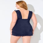 Adjustable Ruched Swimdress image number 1