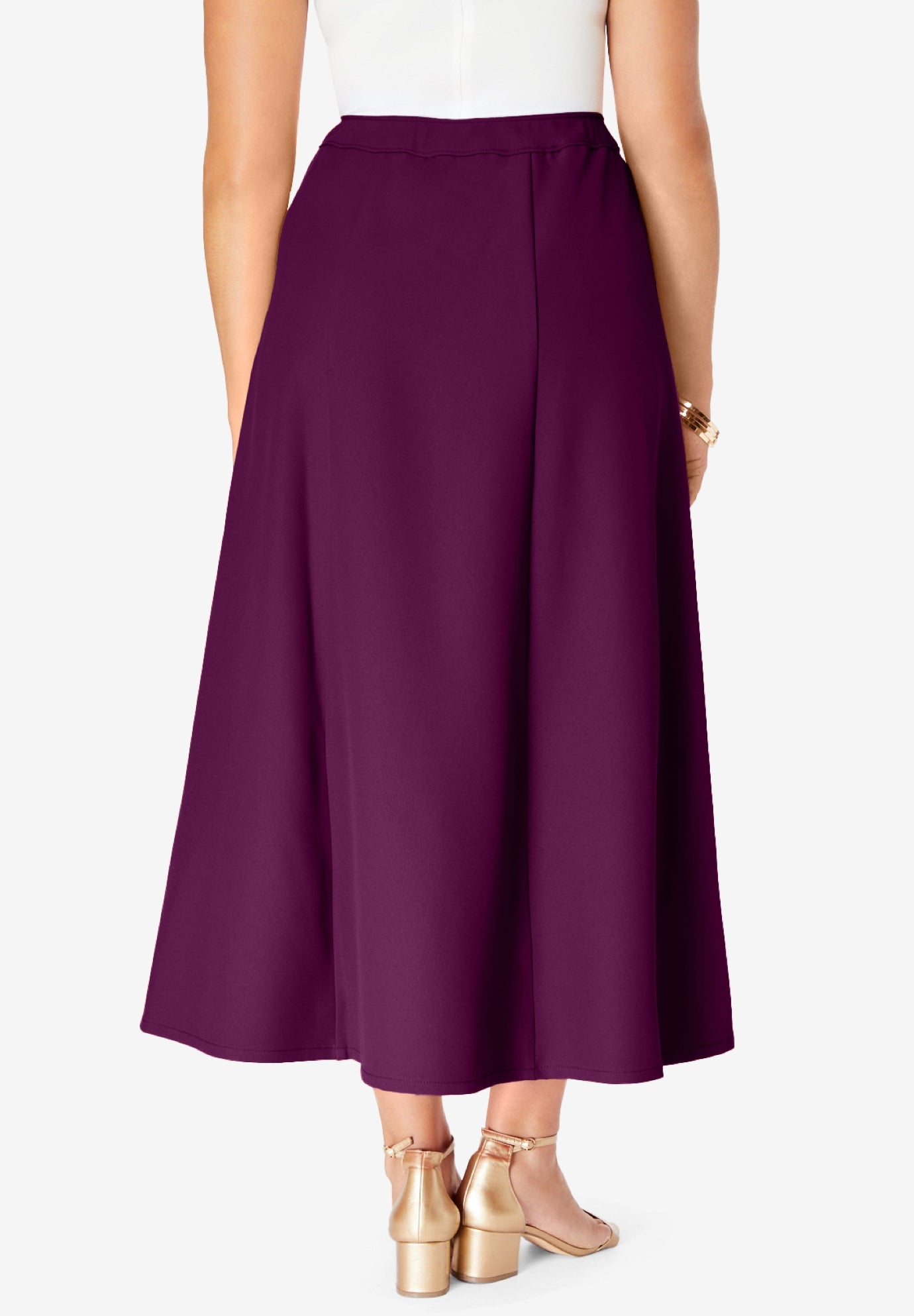 Plus Size Bend Over&reg; A Line Skirt image number 1