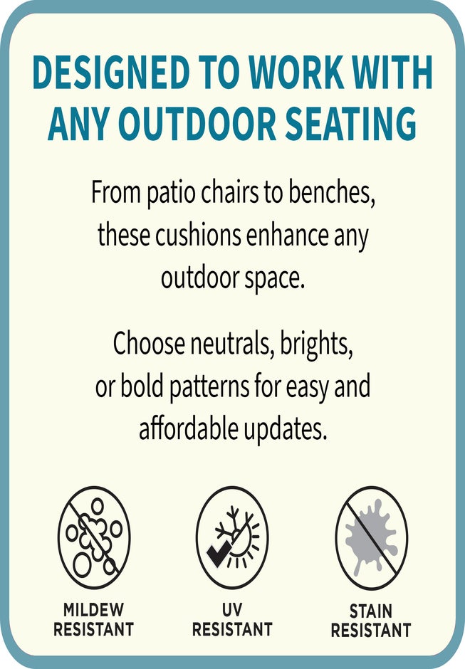 BH Outdoor Performance Patio Chair Cushion image number 3