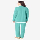 Side Stripe French Terry Pull On Pant Set image number null