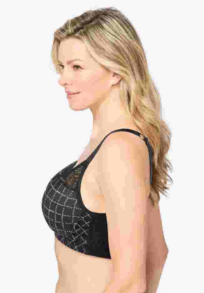 Stay-Cool Wireless Wicking T-Shirt Bra image number 2