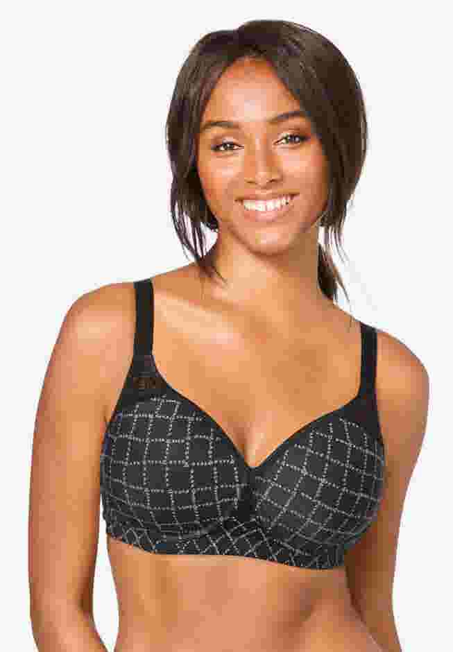 Stay-Cool Wireless Wicking T-Shirt Bra image number 0