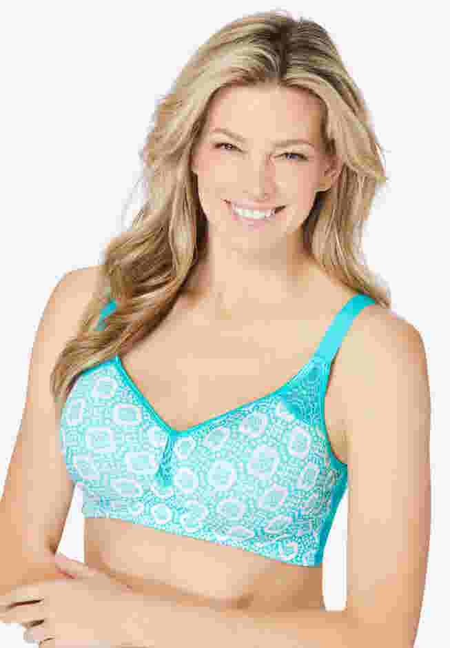 Stay-Cool Wireless Wicking T-Shirt Bra image number 0