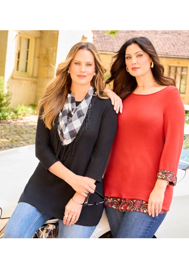 Impossibly Soft Duet Tunic image number 4