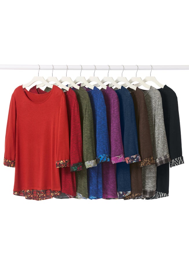 Impossibly Soft Duet Tunic image number 5