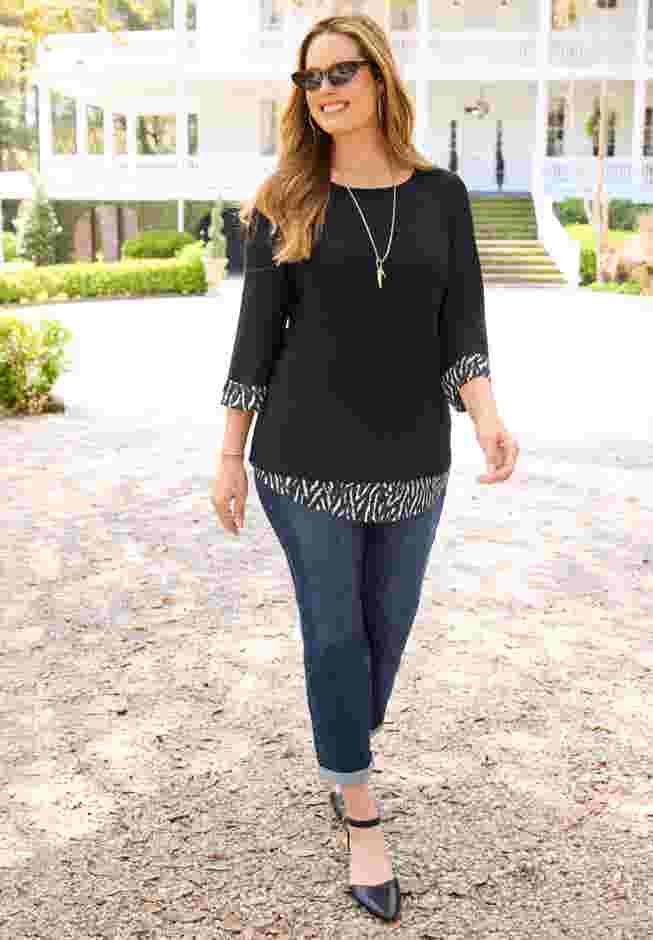 Impossibly Soft Duet Tunic image number 3