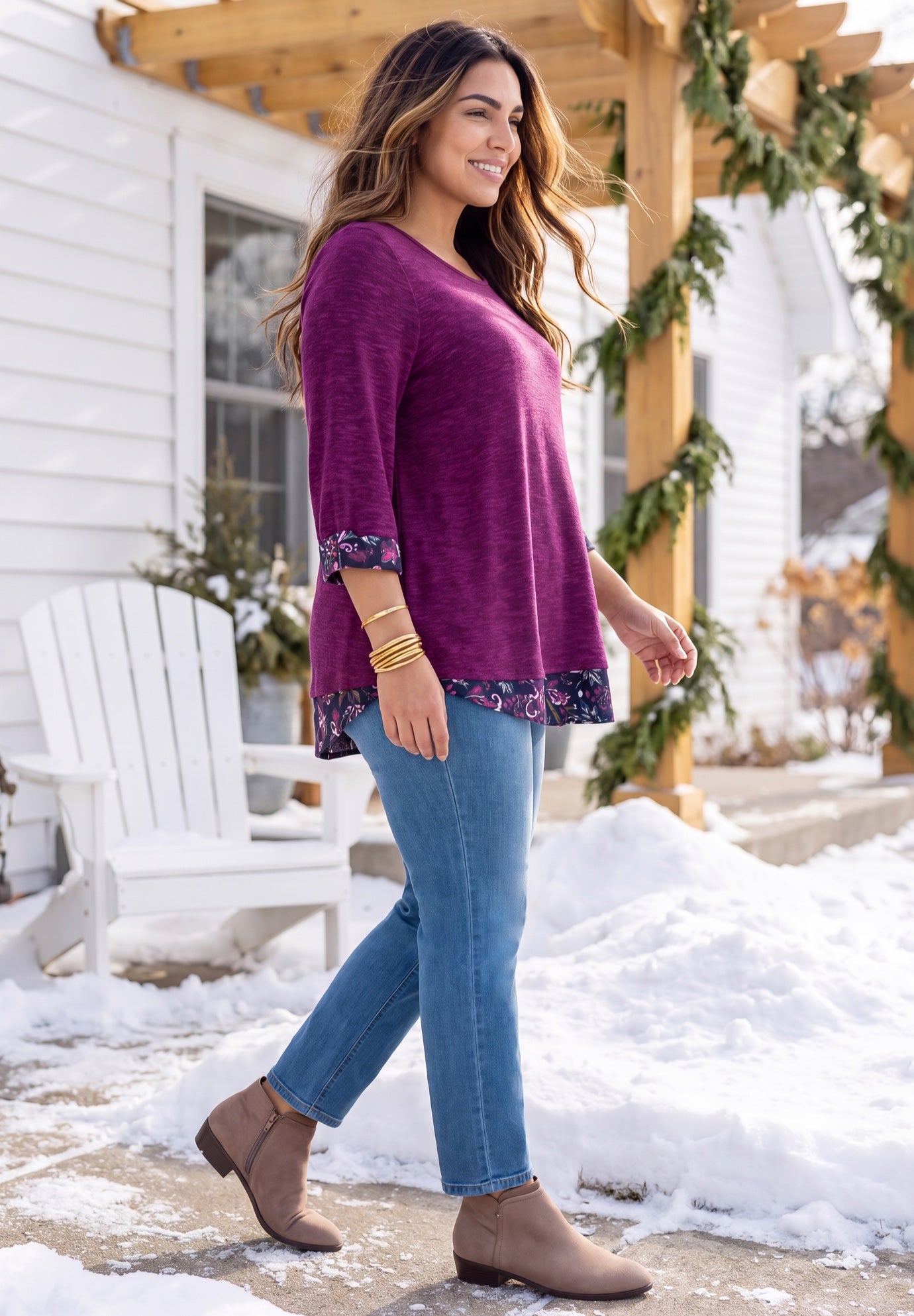 Impossibly Soft Duet Tunic image number 2