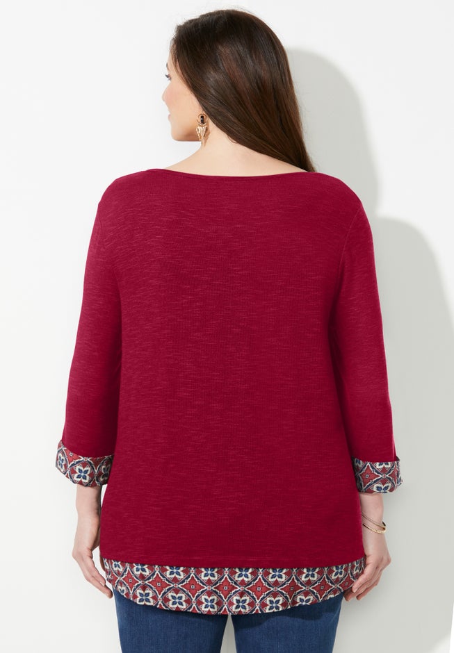 Impossibly Soft Duet Tunic image number 1