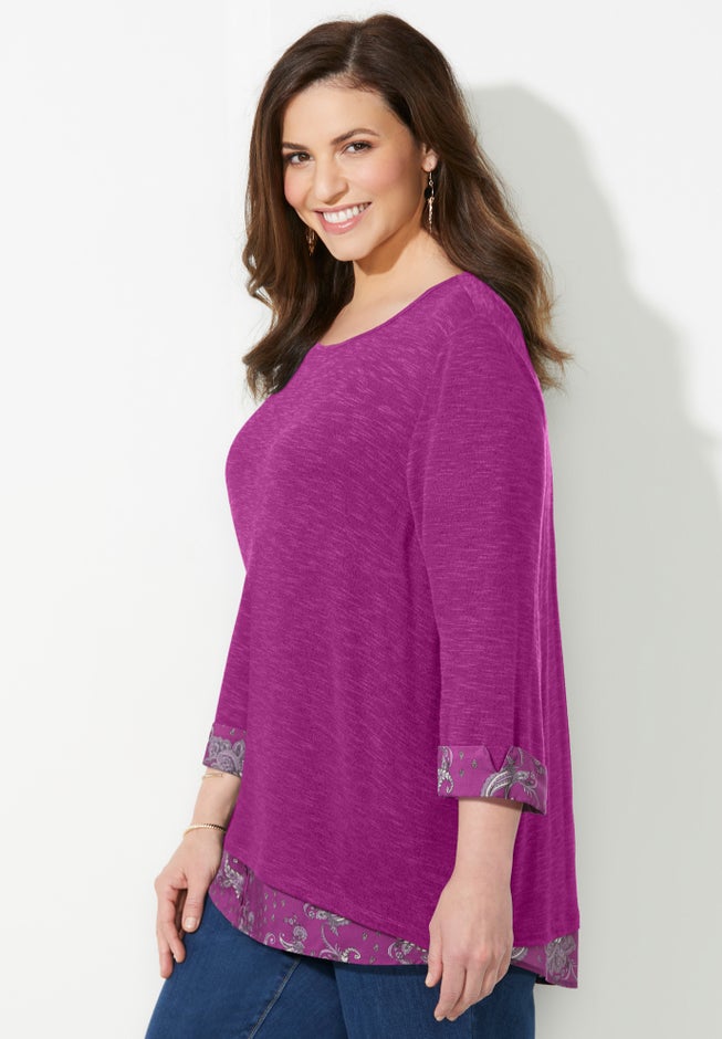 Impossibly Soft Duet Tunic image number 2