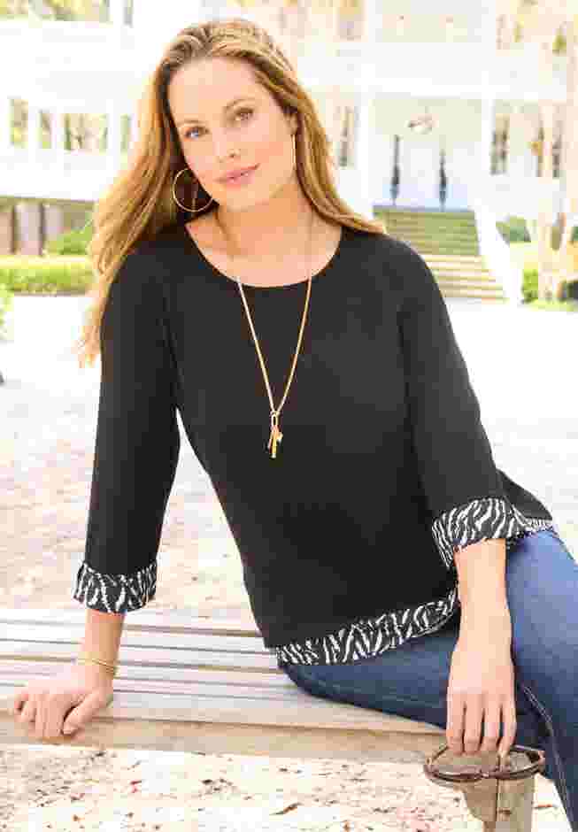 Impossibly Soft Duet Tunic image number 0