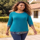 Impossibly Soft Duet Tunic image number null