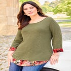 Impossibly Soft Duet Tunic image number null