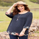 Impossibly Soft Duet Tunic image number null