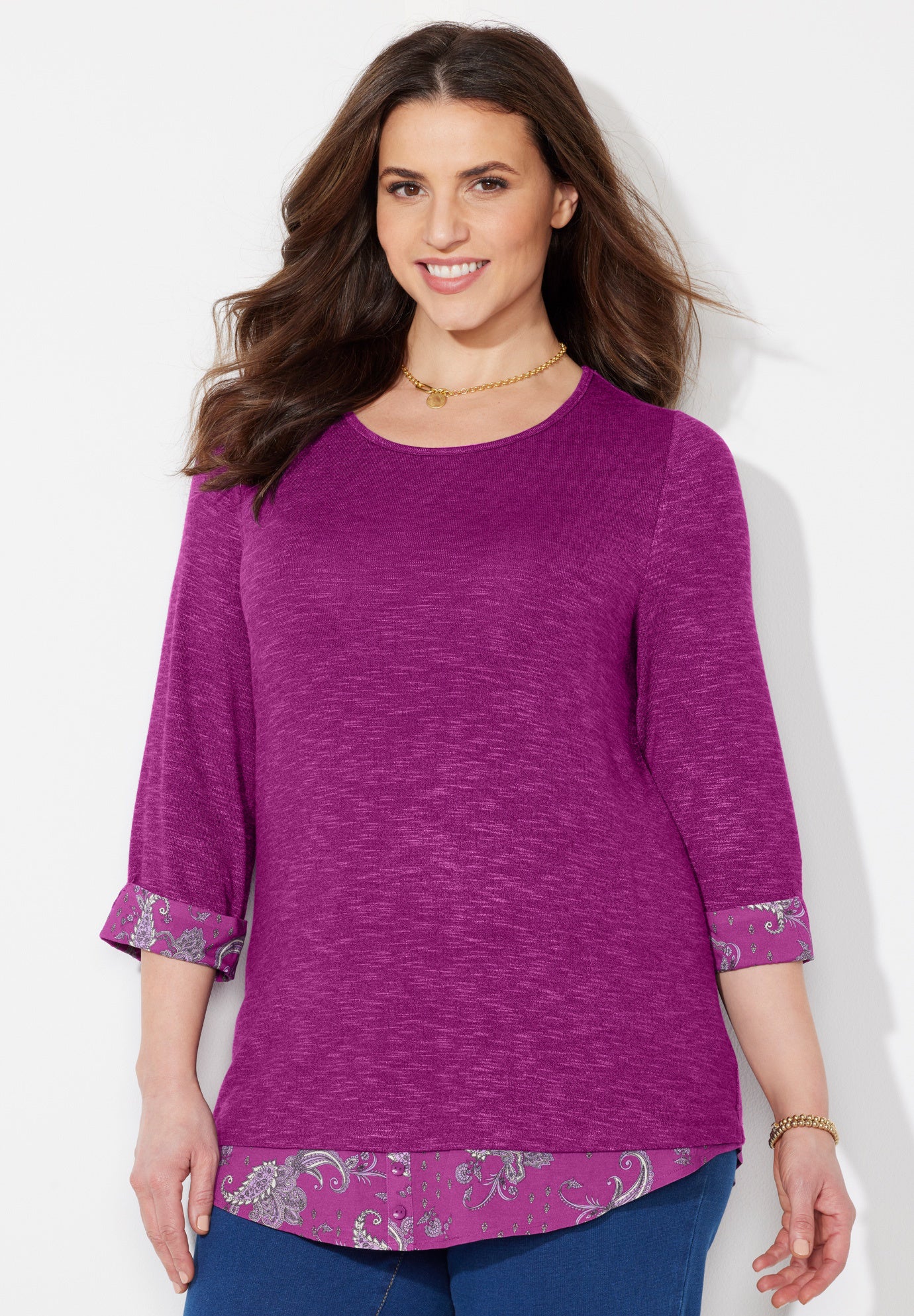 Impossibly Soft Duet Tunic image number 0