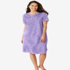 Short Henley Sleepshirt image number null