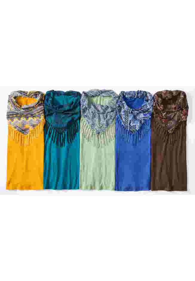 Impossibly Soft Tunic & Scarf Duet image number 1