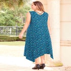 AnyWear Reversible Crisscross V-Neck Maxi Dress image number null