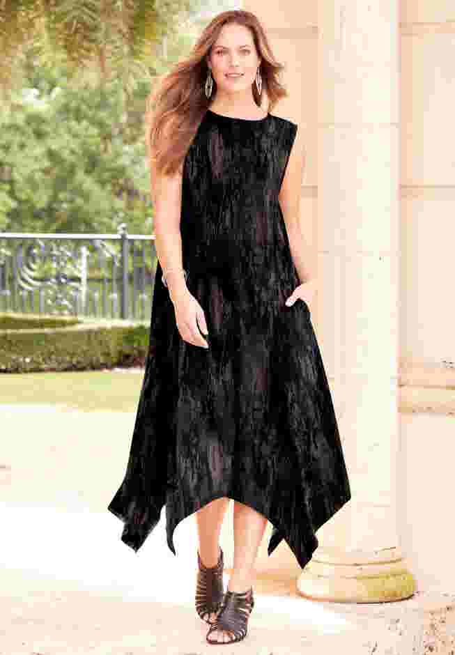 AnyWear Reversible Crisscross V-Neck Maxi Dress image number 0