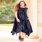 AnyWear Reversible Crisscross V-Neck Maxi Dress image number null