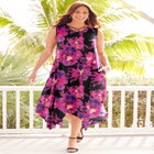 AnyWear Reversible Crisscross V-Neck Maxi Dress image number null