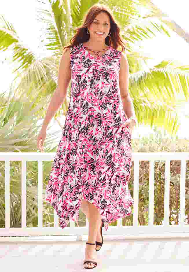 AnyWear Reversible Crisscross V-Neck Maxi Dress image number 0