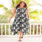 AnyWear Reversible Crisscross V-Neck Maxi Dress image number null