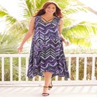 AnyWear Reversible Crisscross V-Neck Maxi Dress image number null