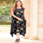 AnyWear Reversible Crisscross V-Neck Maxi Dress image number null