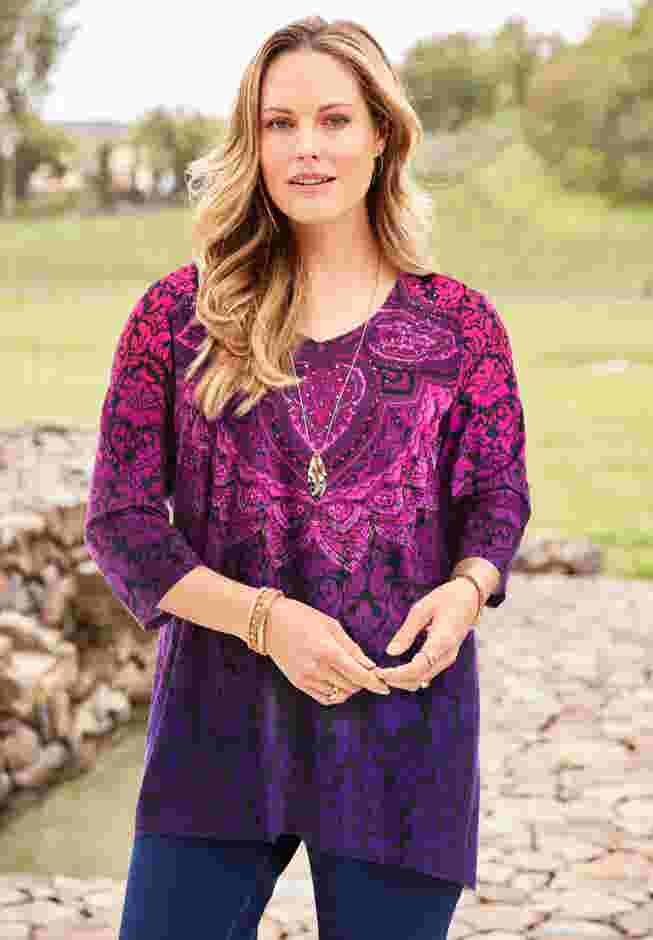 Artistry V-Neck Tunic image number 0