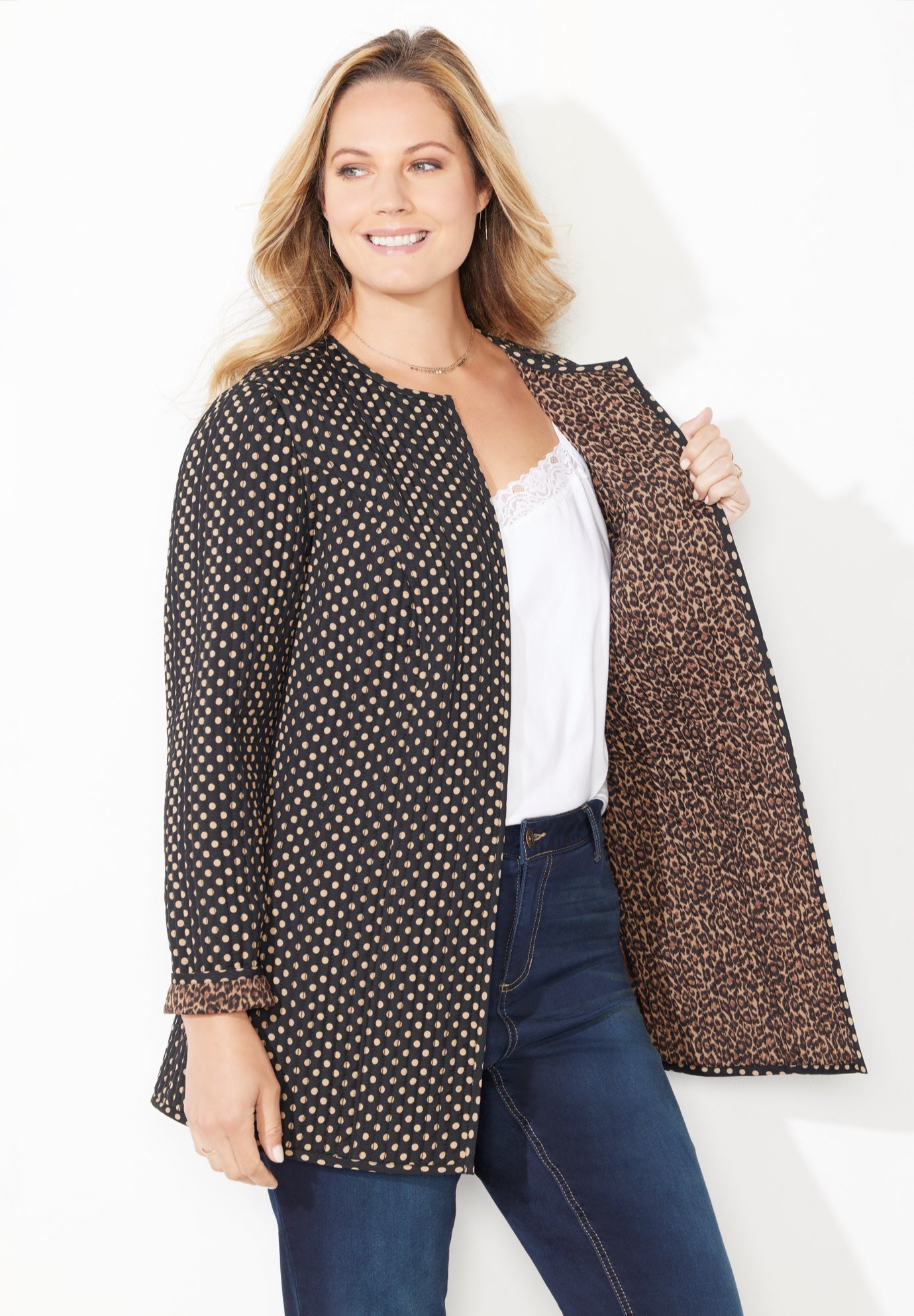 Reversible Quilted Jacket image number 2