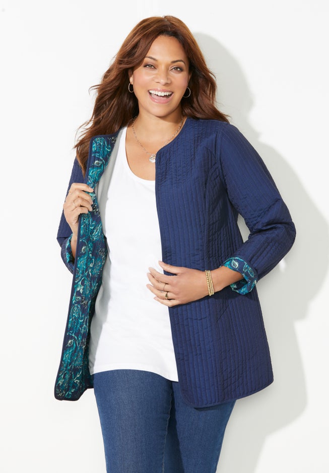 Reversible Quilted Jacket image number 3