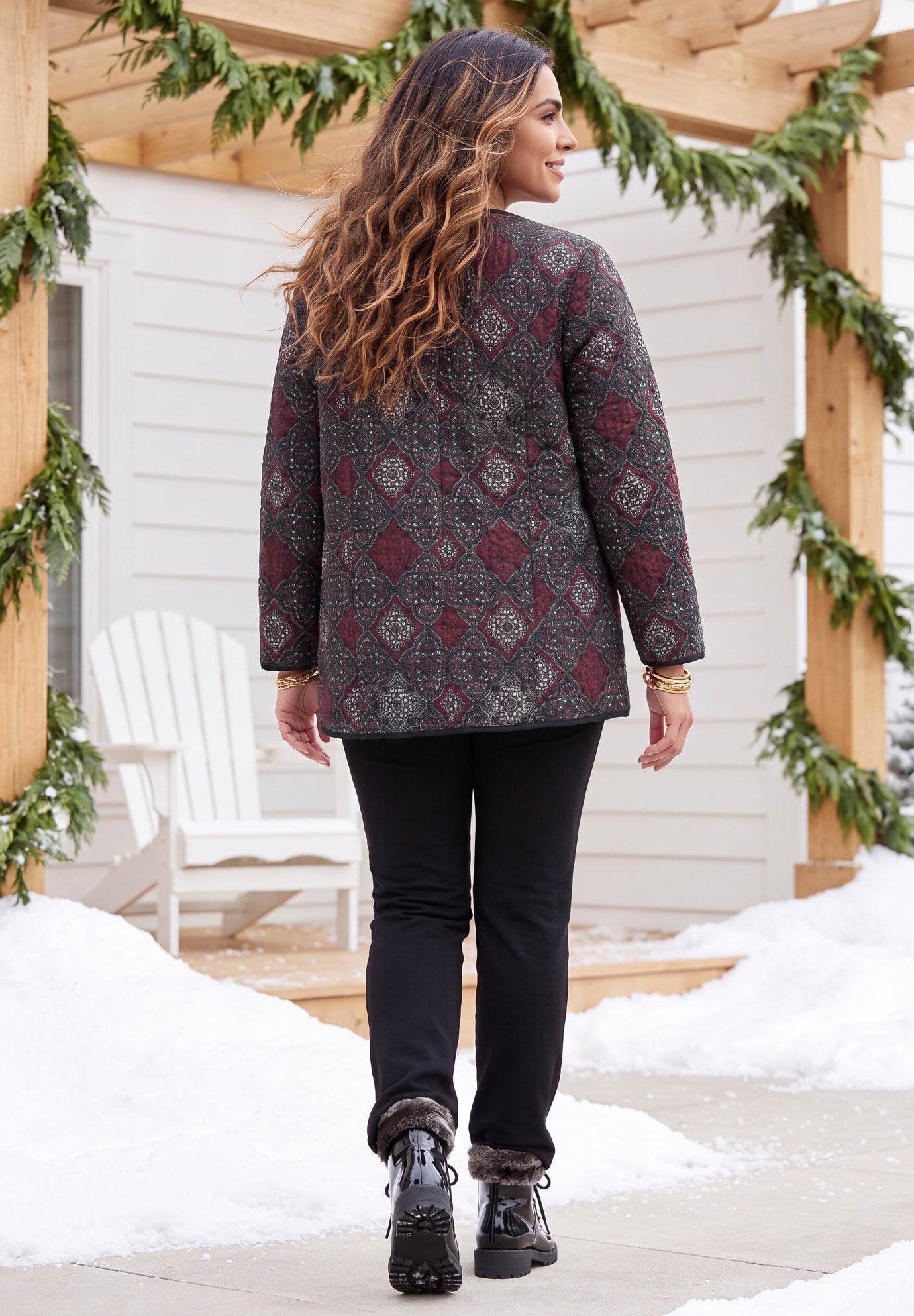 Reversible Quilted Jacket image number 1