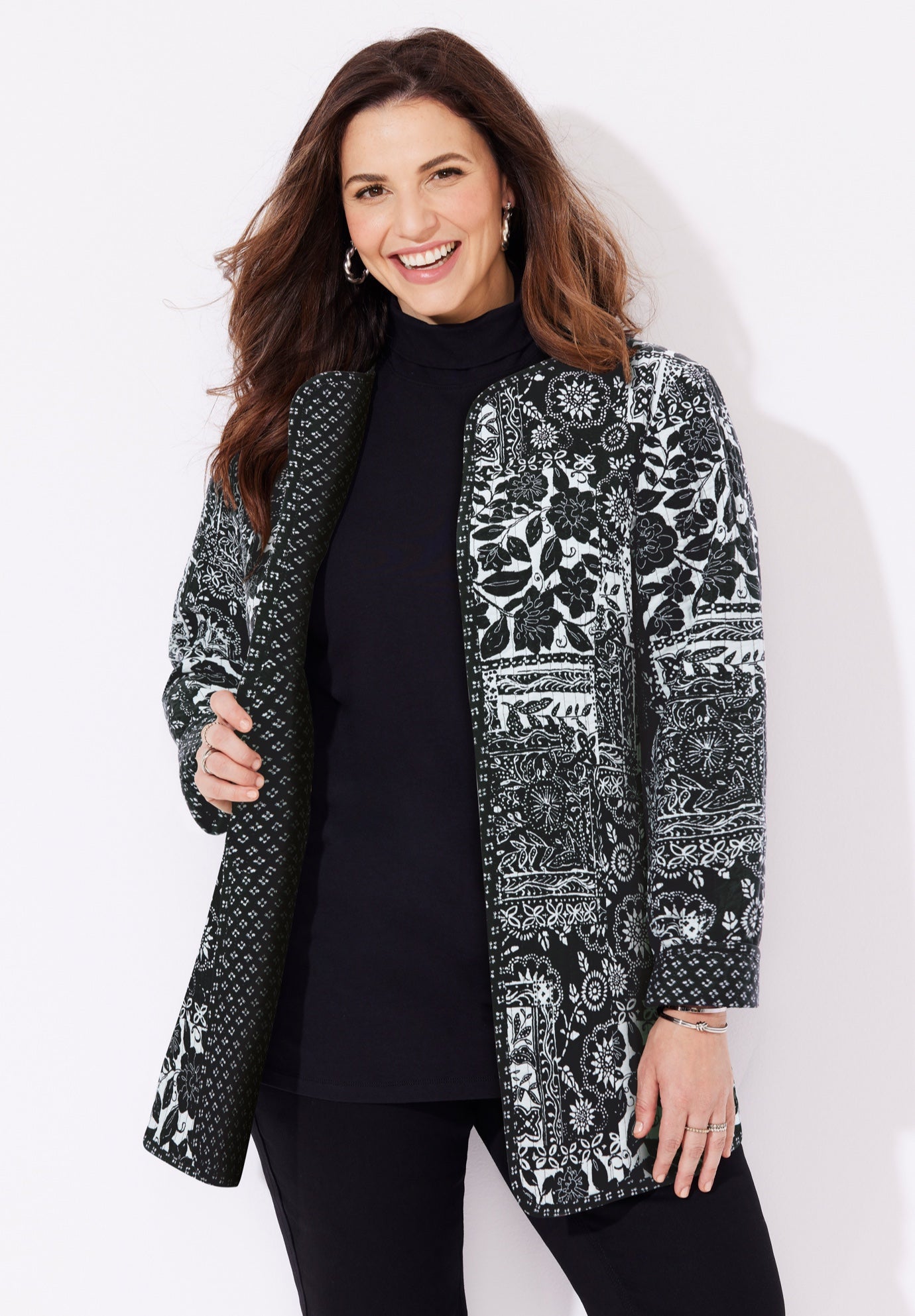 Reversible Quilted Jacket image number 0