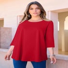 Ultimate Three Quarter Sleeve Swing Tee image number null