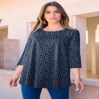 Ultimate Three Quarter Sleeve Swing Tee image number null