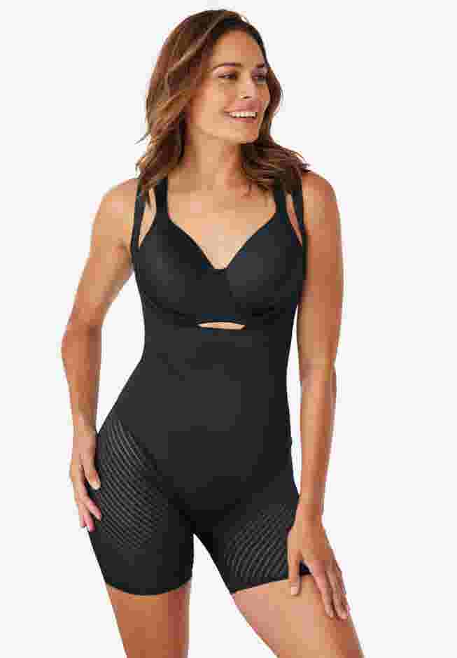Shadow Stripe Shaper Wear-Your-Own-Bra Body Shaper image number 0
