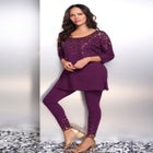 Three Quarter Sleeve Embellished Tunic image number null