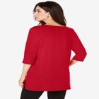 Three Quarter Sleeve Embellished Tunic image number null