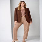 Stretch Cotton Scoop Neck Tee image number null