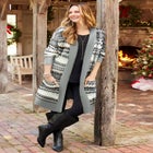 Classic Fair Isle Coatigan image number 0