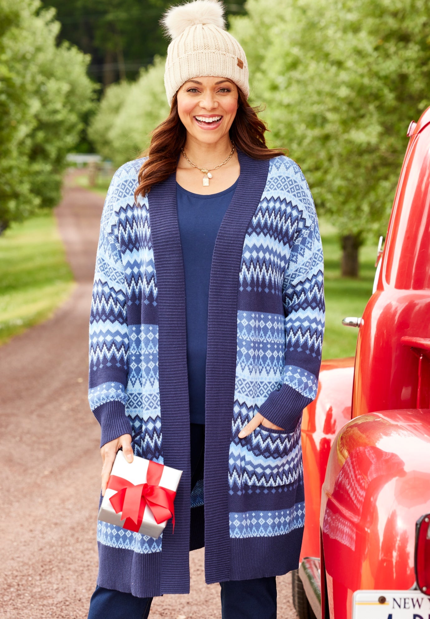 Classic Fair Isle Coatigan image number 0