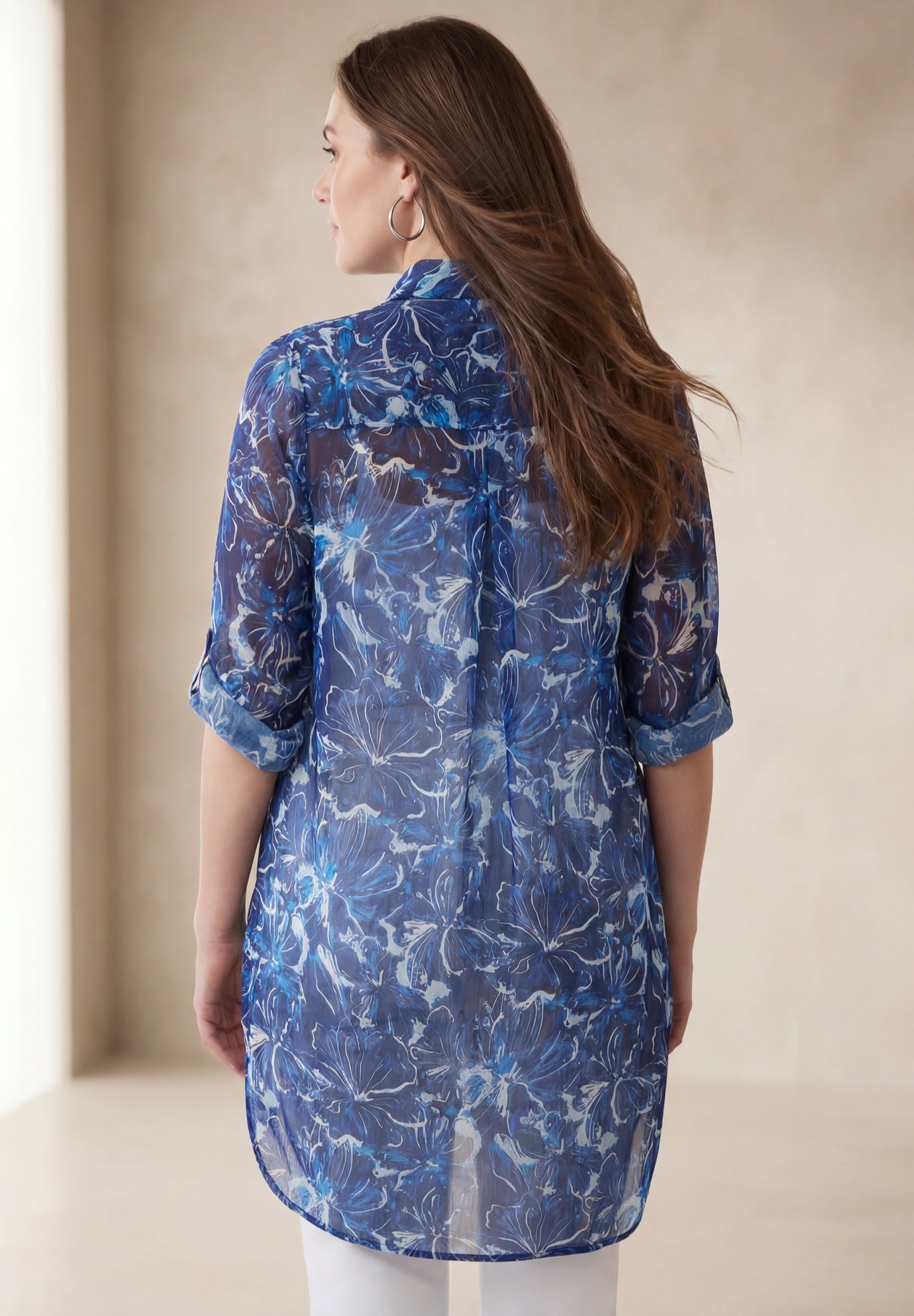 Sheer Georgette Mega Tunic image number 1